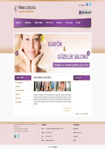 Kuaför Web Tasarım - Kuaför Sitesi